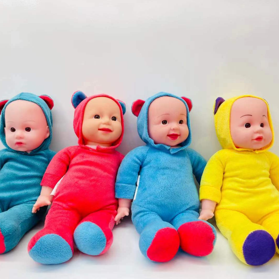 30cm Small cute baby simulation doll toy baby soft glue talking doll girl gift rebirth doll enamelled action figures