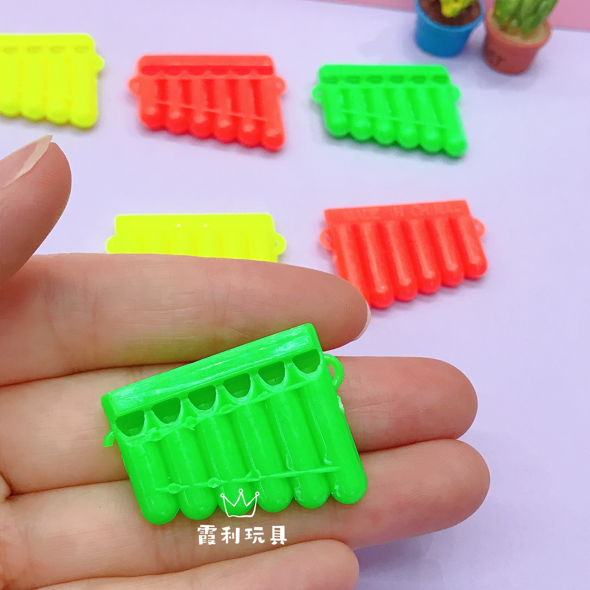 Mini harmonica children's plastic toy gift gashapon Specification image