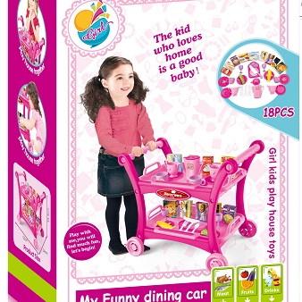 Shopping cart toys, children's strollers, baby simulation supermarket trolleys, children playing house
