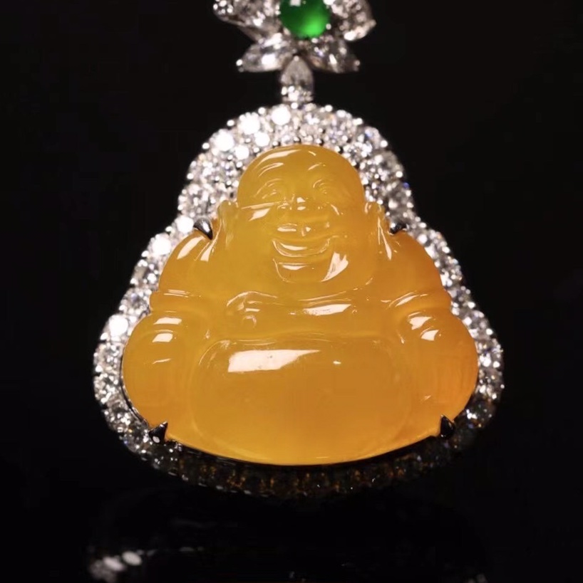 Huang Fei Buddha Gong necklace pendant new Baoli 072 natural jewelry collar
