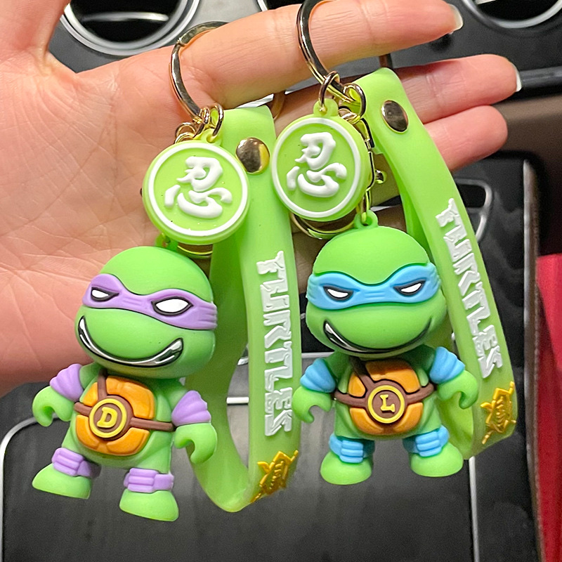Keychain cartoon silicone metal pendant, fashionable, trendy and casual 193 details Picture