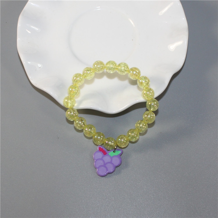 Children's accessories: baby girls, princesses, little girls, cute fruit bead bracelets Specification image