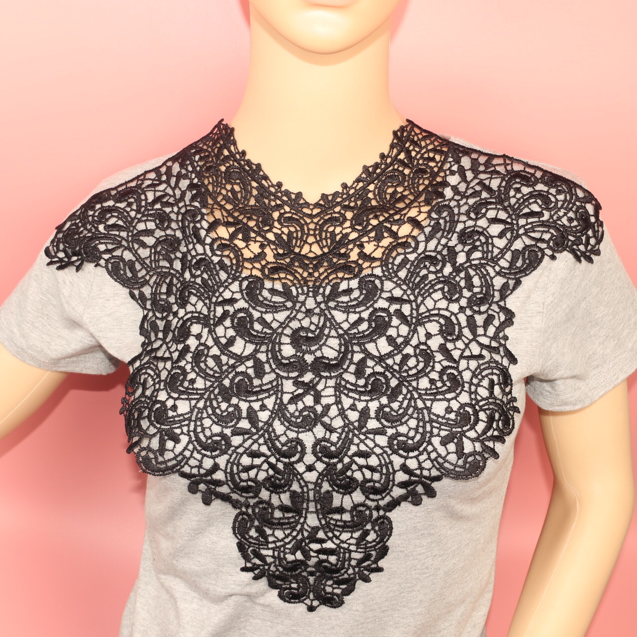 Fake collar Lace Embellishment Fake collar Korean lace everything with woolen collar ladies Lace collar 3