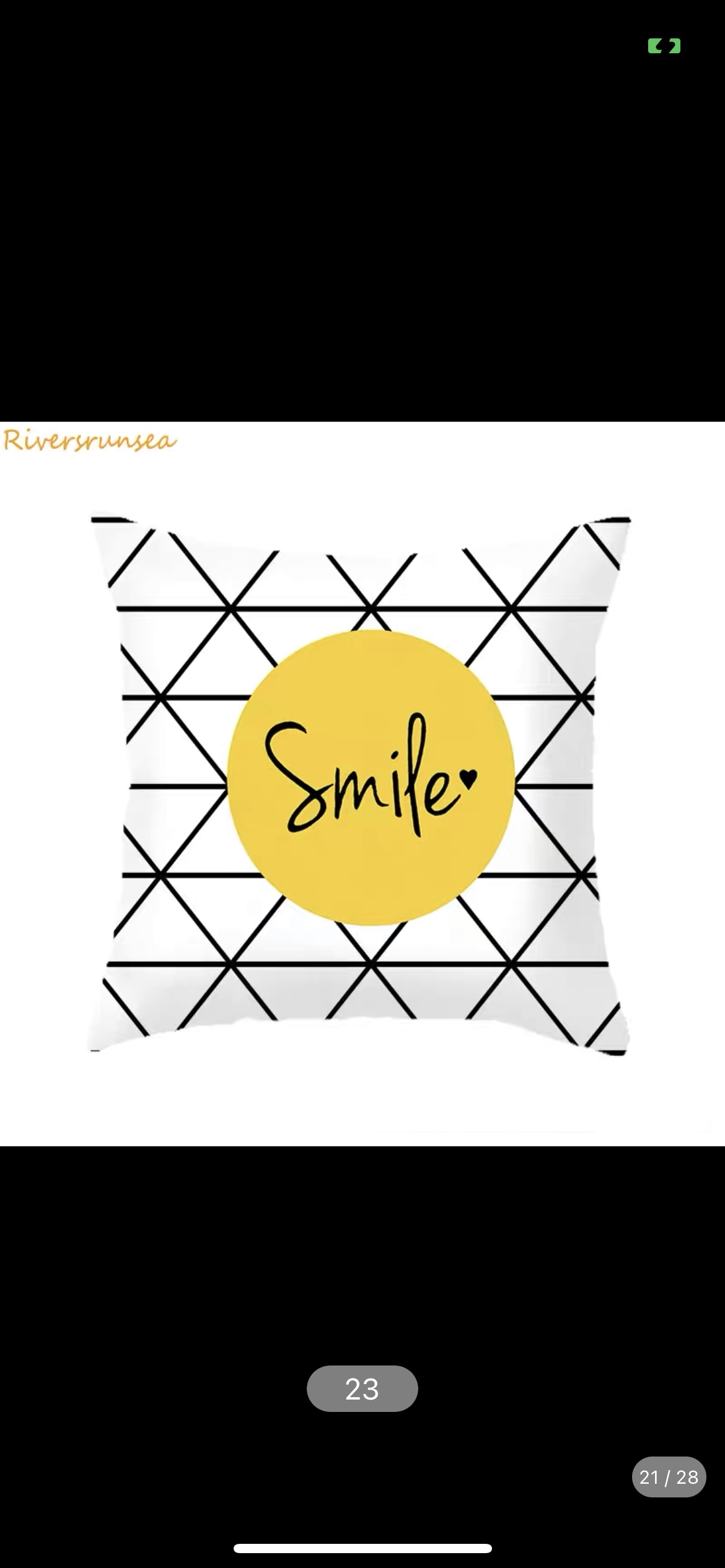 Modern printed throw pillows and cushions detail image 7