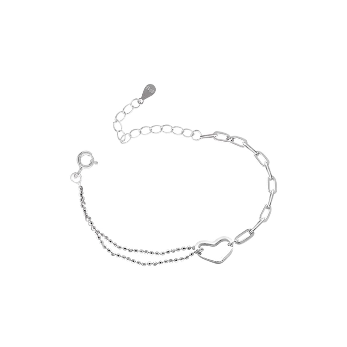 Hollow love necklace