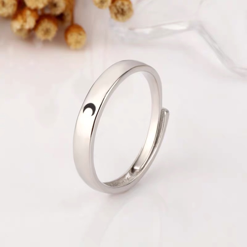 Japanese and Korean small diamond ring, women's fashionable, unique and niche design, titanium steel light luxury exquisite ring 3 detail image 2