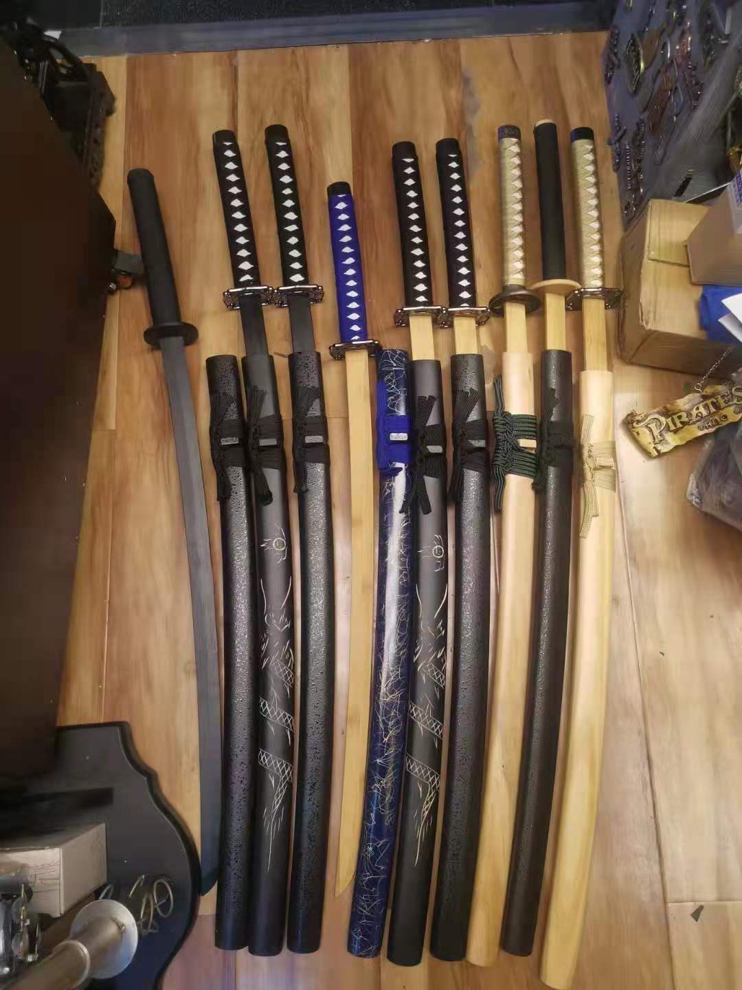 黑煞木刀武士刀实木全黑102公分动漫刀动漫周边详情图3