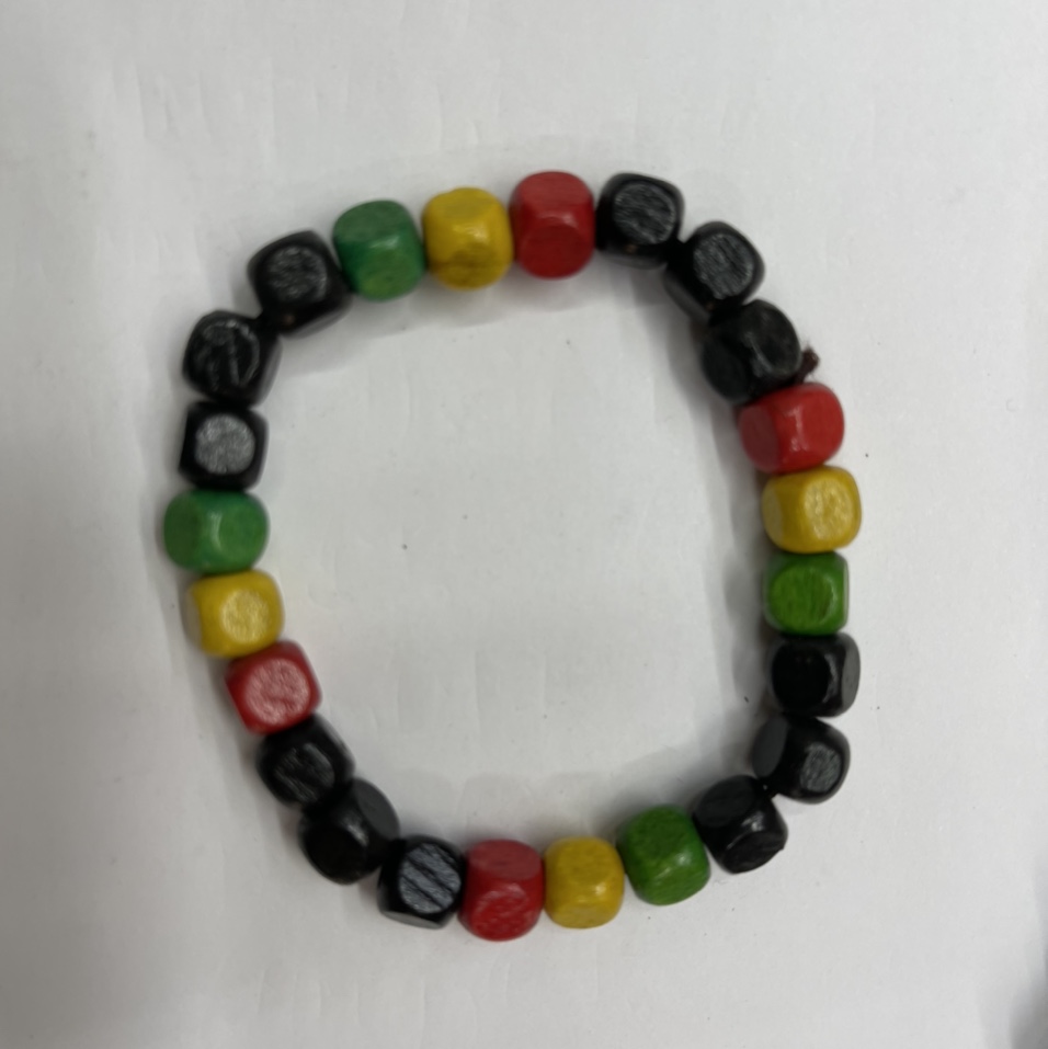 Thirteen color black bracelet