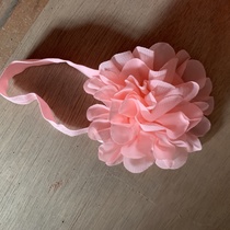The new Korean version of colored Tint cloth curly flower headband, the Internet celebrity 3471 in 2021