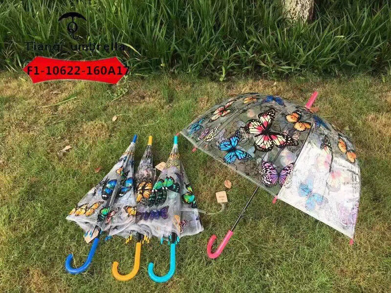 F1-10622-160A17透明蝴蝶环保公主伞详情图4