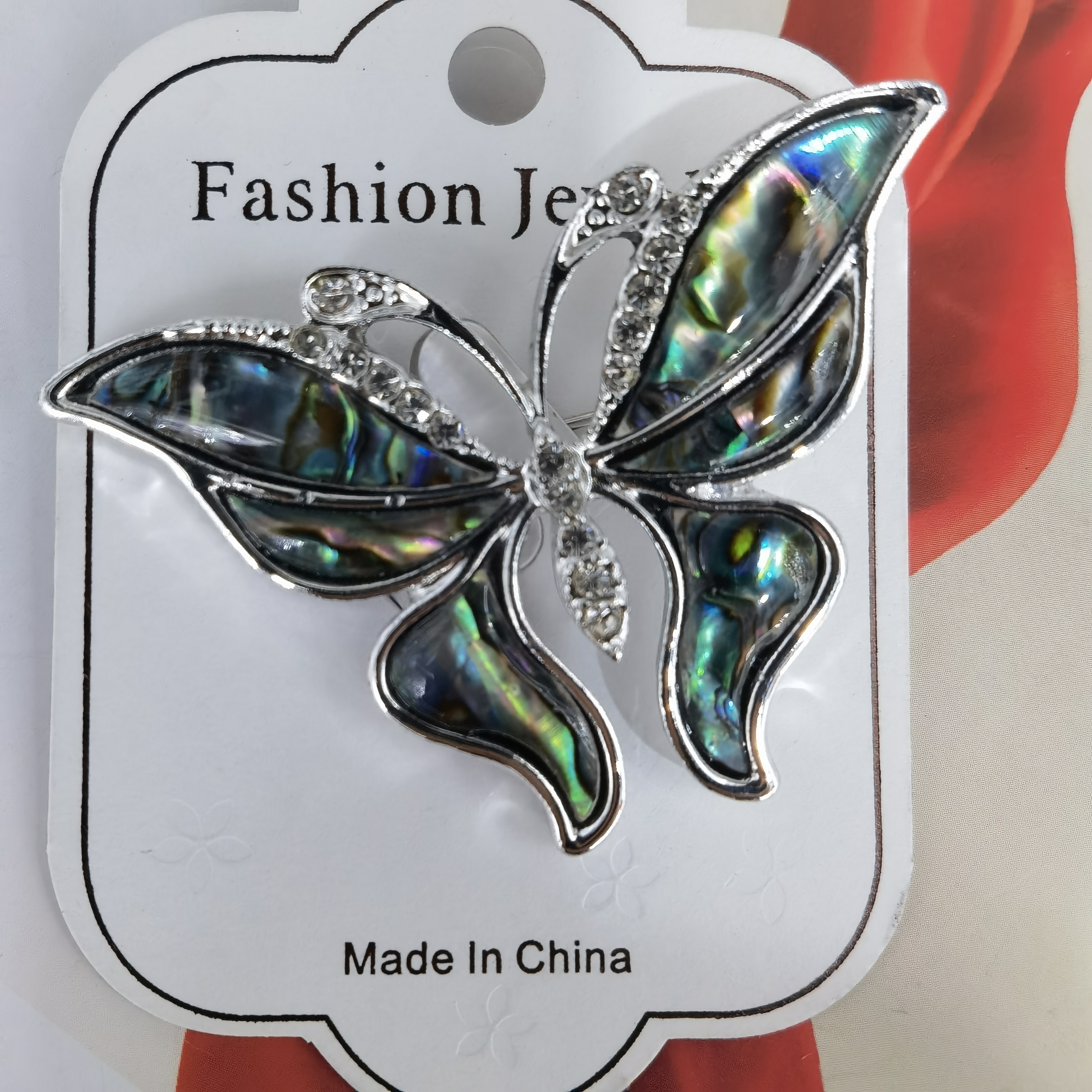 Shell Butterfly premium brooch