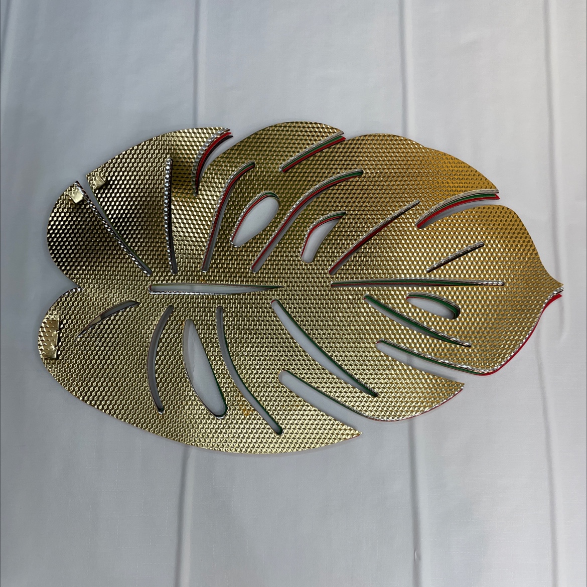 仿皮革龟背叶