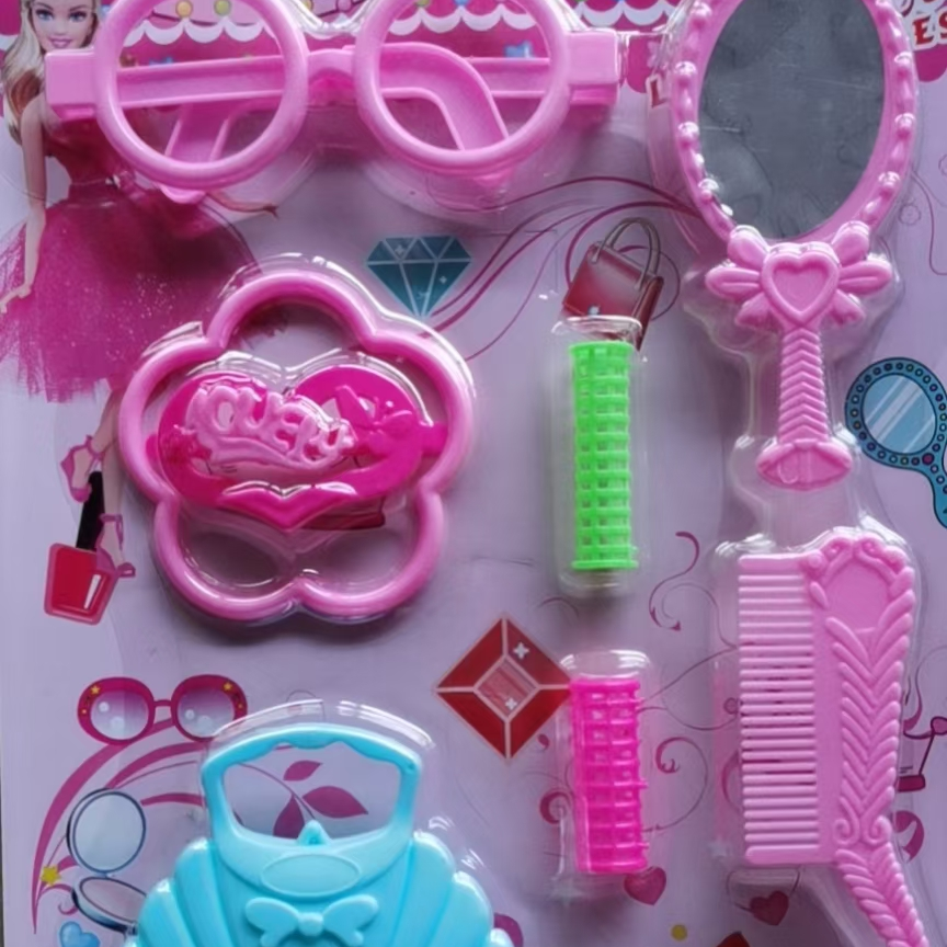 小饰品过家家玩具梳妆美妆塑料玩具套装厂家批发
