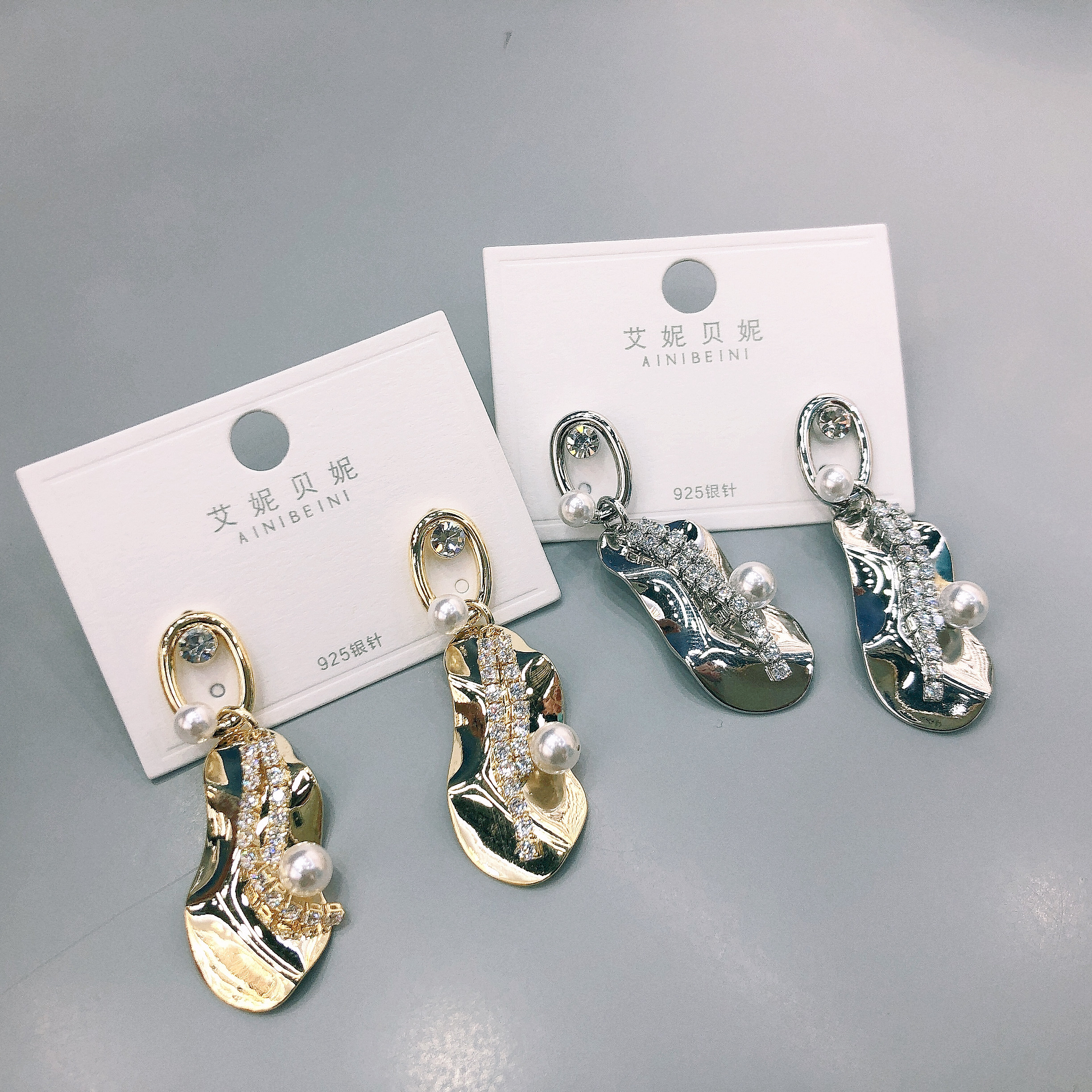 新款气质时尚百搭银针不过敏显脸瘦耳环女耳饰品耳钉巴洛克欧美产品图