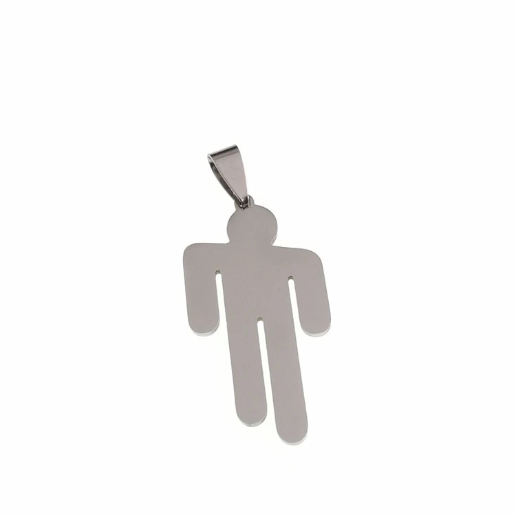 Billie Eilish logo American rapper Punk Hop necklace stainless steel pendant