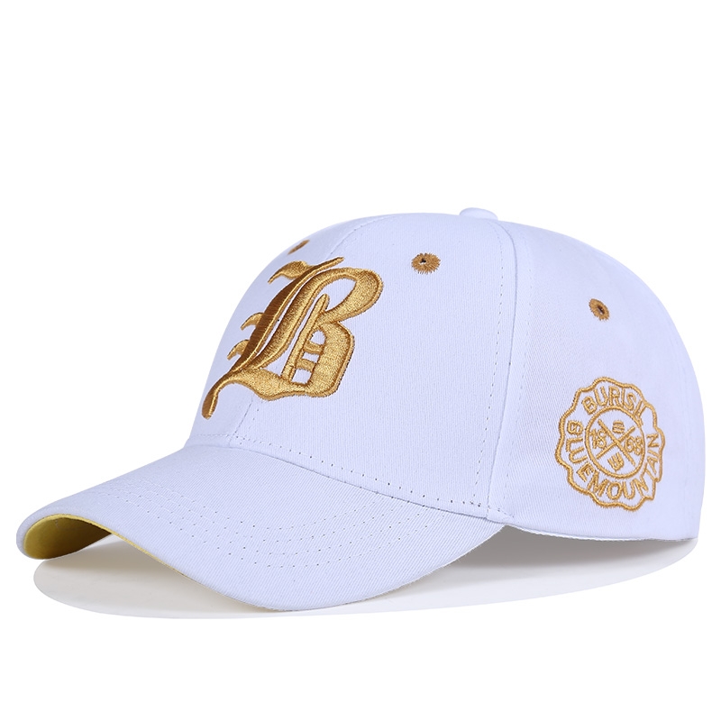 Men's baseball caps, Korean-style trendsetters' summer all-rounder black and white casual Instagram trendy brand women's summer fashionable baseball caps details Picture