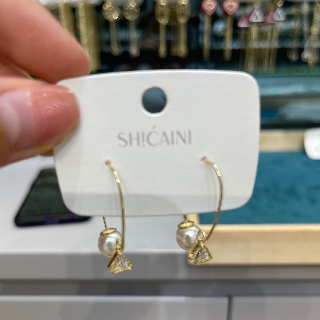 Simple hoop earrings