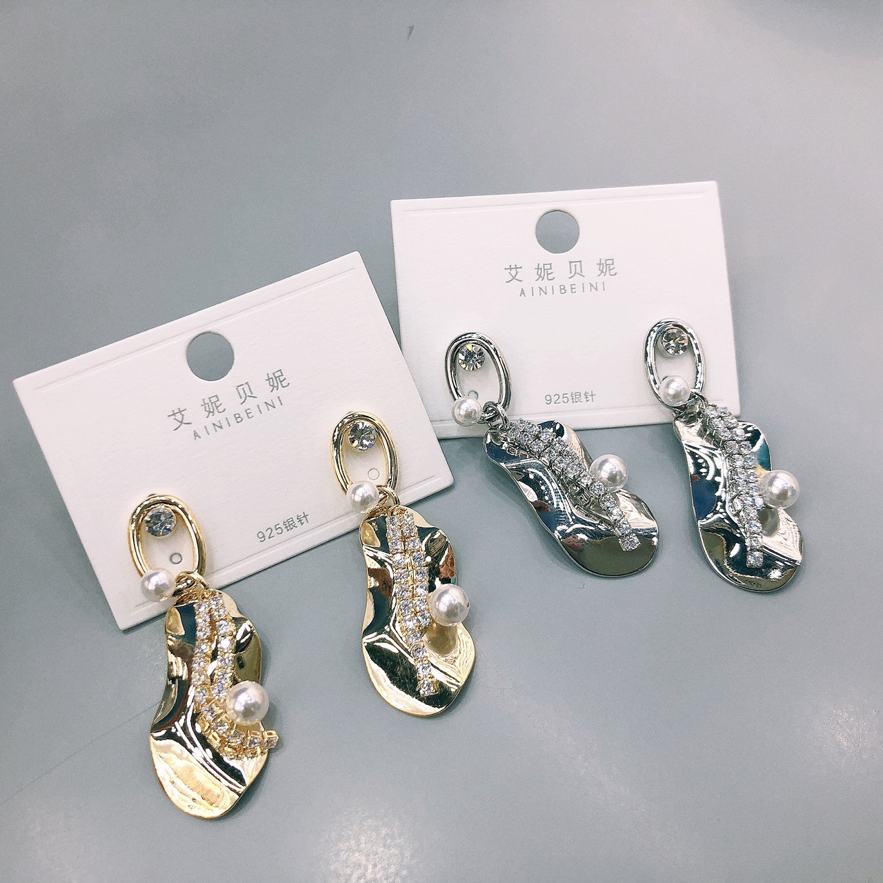 新款气质时尚百搭银针不过敏显脸瘦耳环女耳饰品耳钉巴洛克欧美