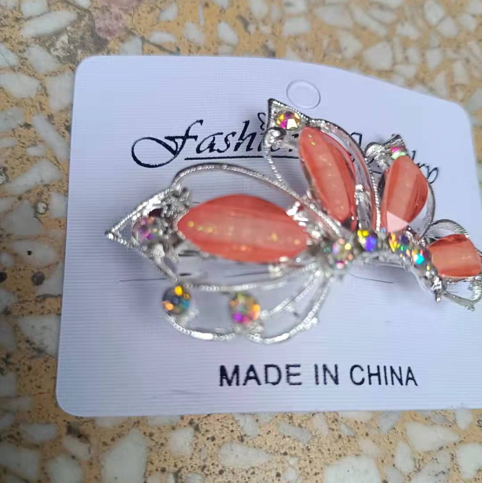 彩钻弹簧发夹5