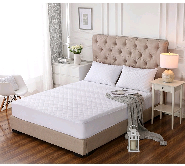 Aliexpress cross-border exclusive waterproof bedspread, high-elasticity brushed cotton-padded Simmons protective cover detail image 18