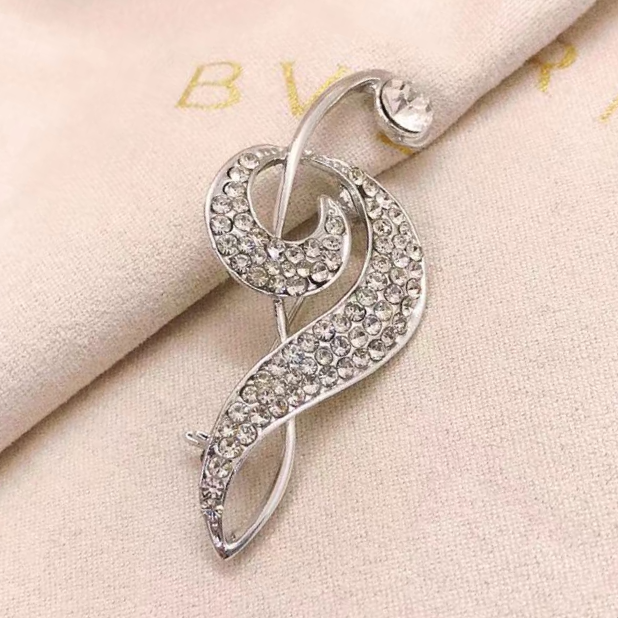 Euro-american style suit jacket brooch