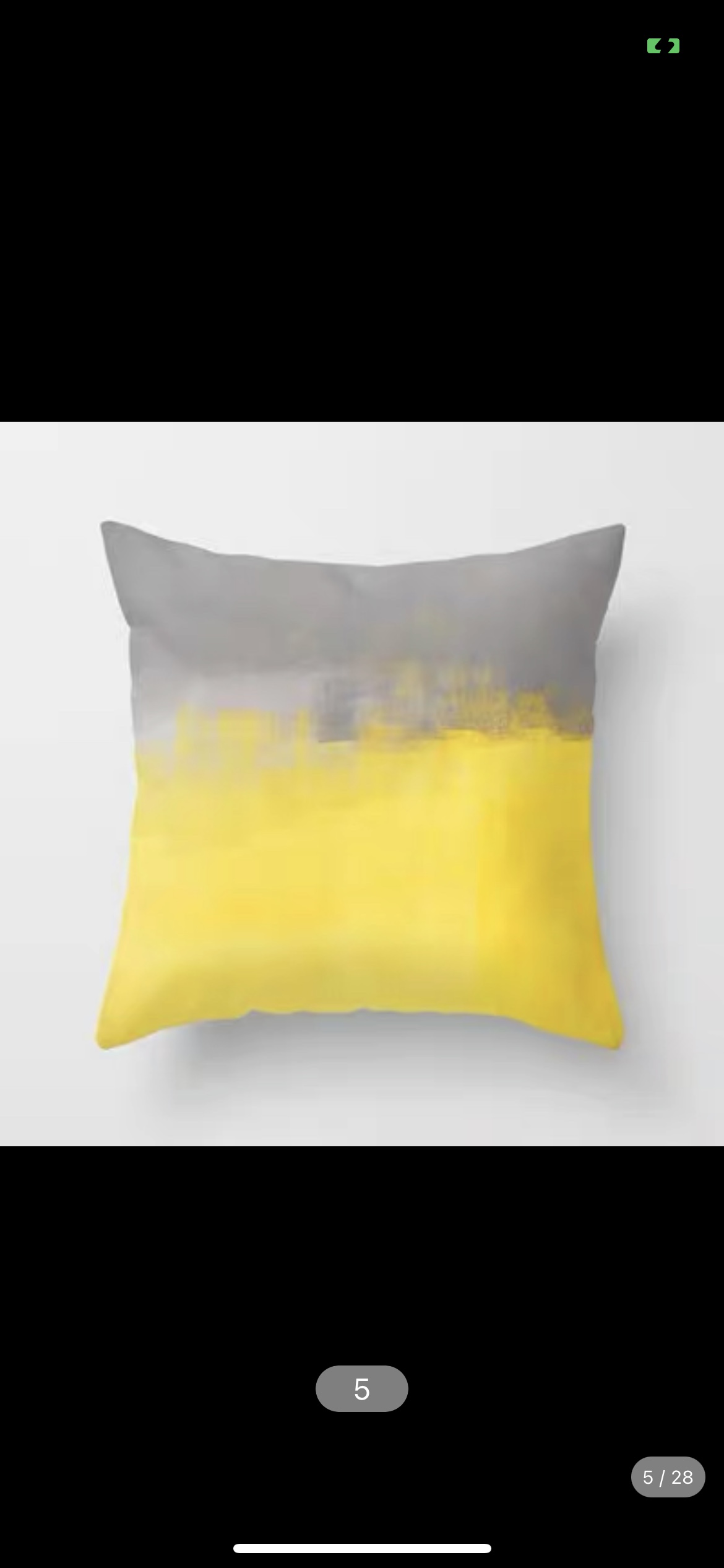 Modern printed throw pillows and cushions detail image 11