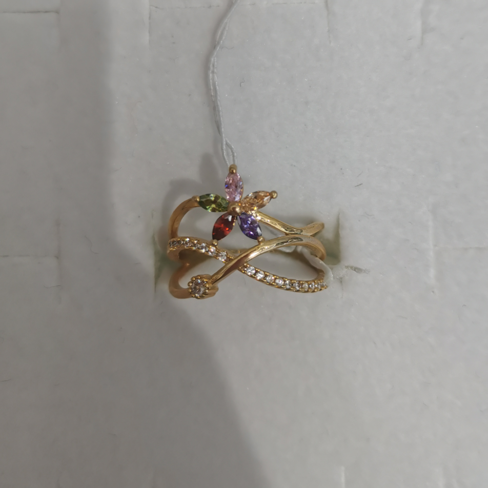 Horse eyes 5 zircon rings