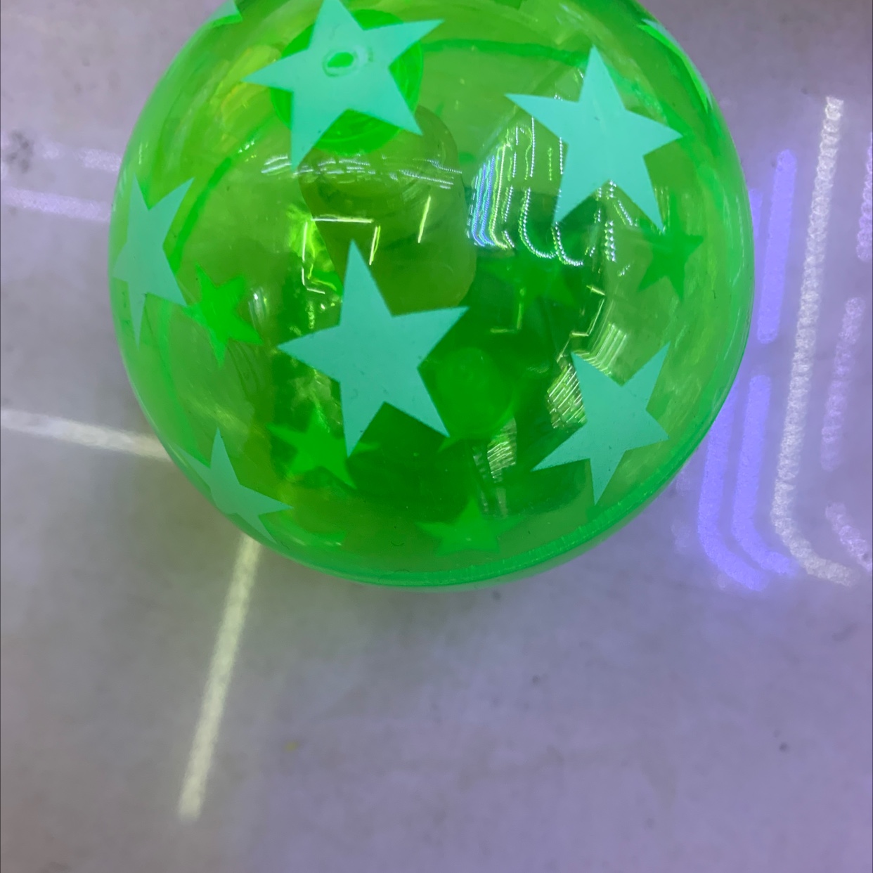 小号绿色星星空气球