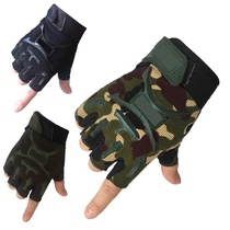Tactical combat gloves half finger army fan Child Special forces free martial arts combat student baby eating chicken