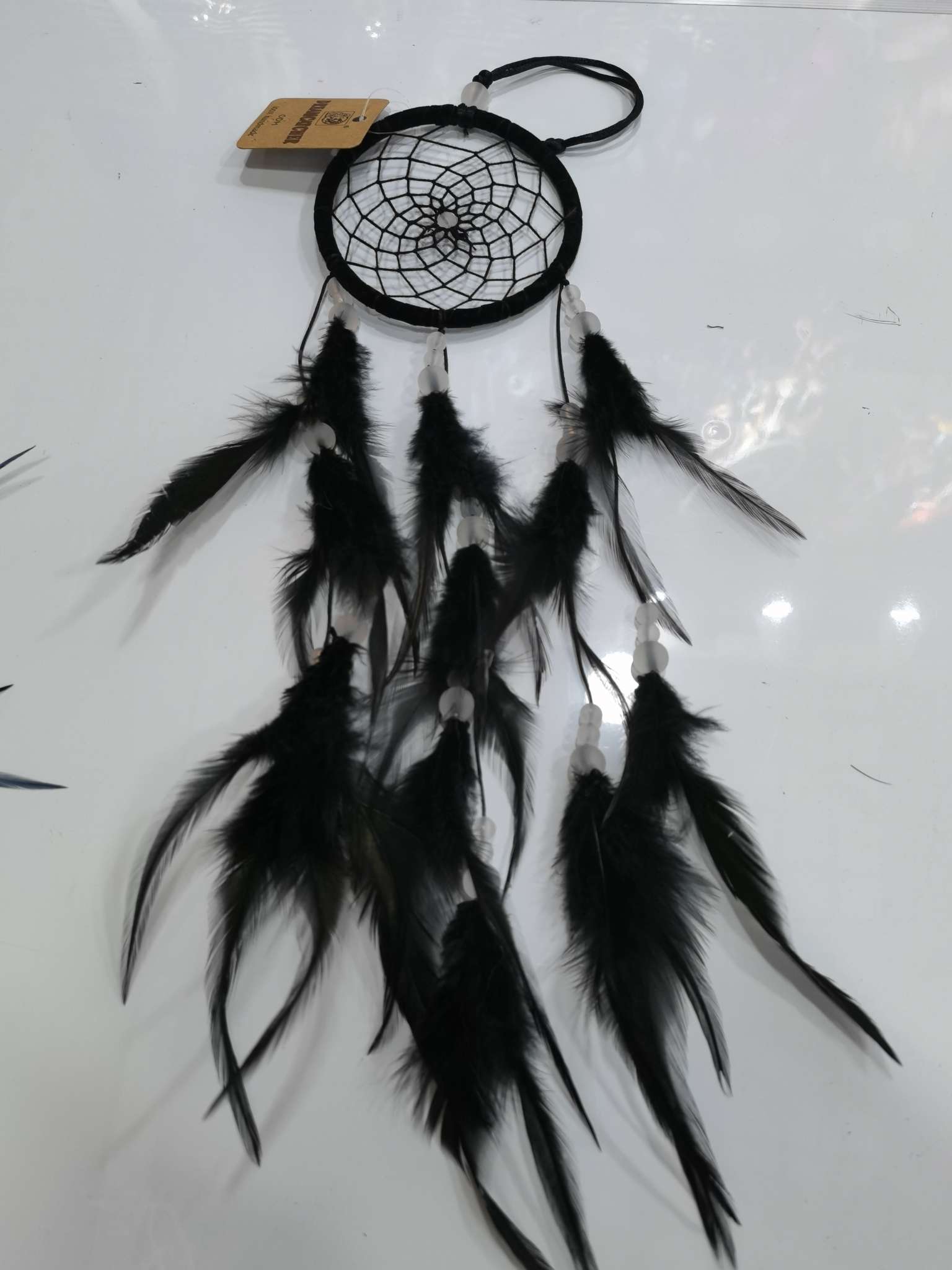 创意蓝色少女心装饰物印第安风捕梦网挂饰手工编织详情图4