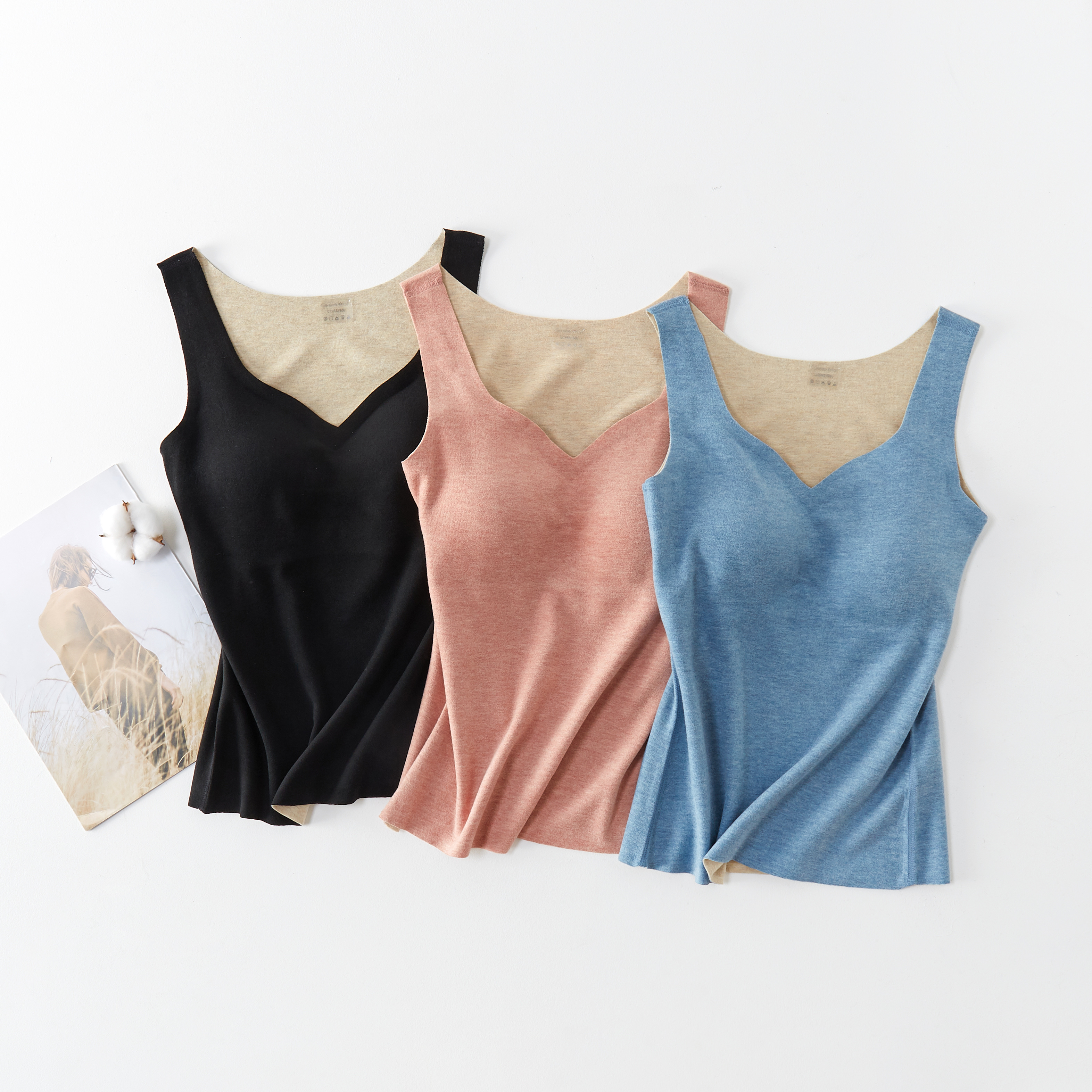 女款女神杯保暖背心产品图