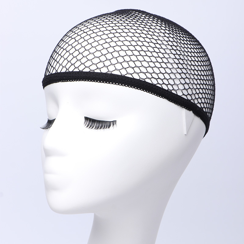 Both ends of the wig are wrapped around the hair. The hairnet is firm and elastic. Wear a swimming cap to fix the hair when washing