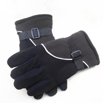 Winter men's gloves wholesale factory direct mail thickened warm polar fleece cotton