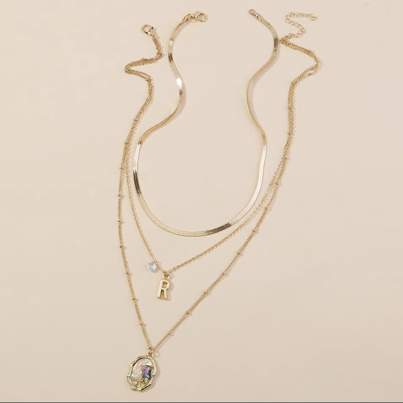 Necklace 013 claw chain zircon chain