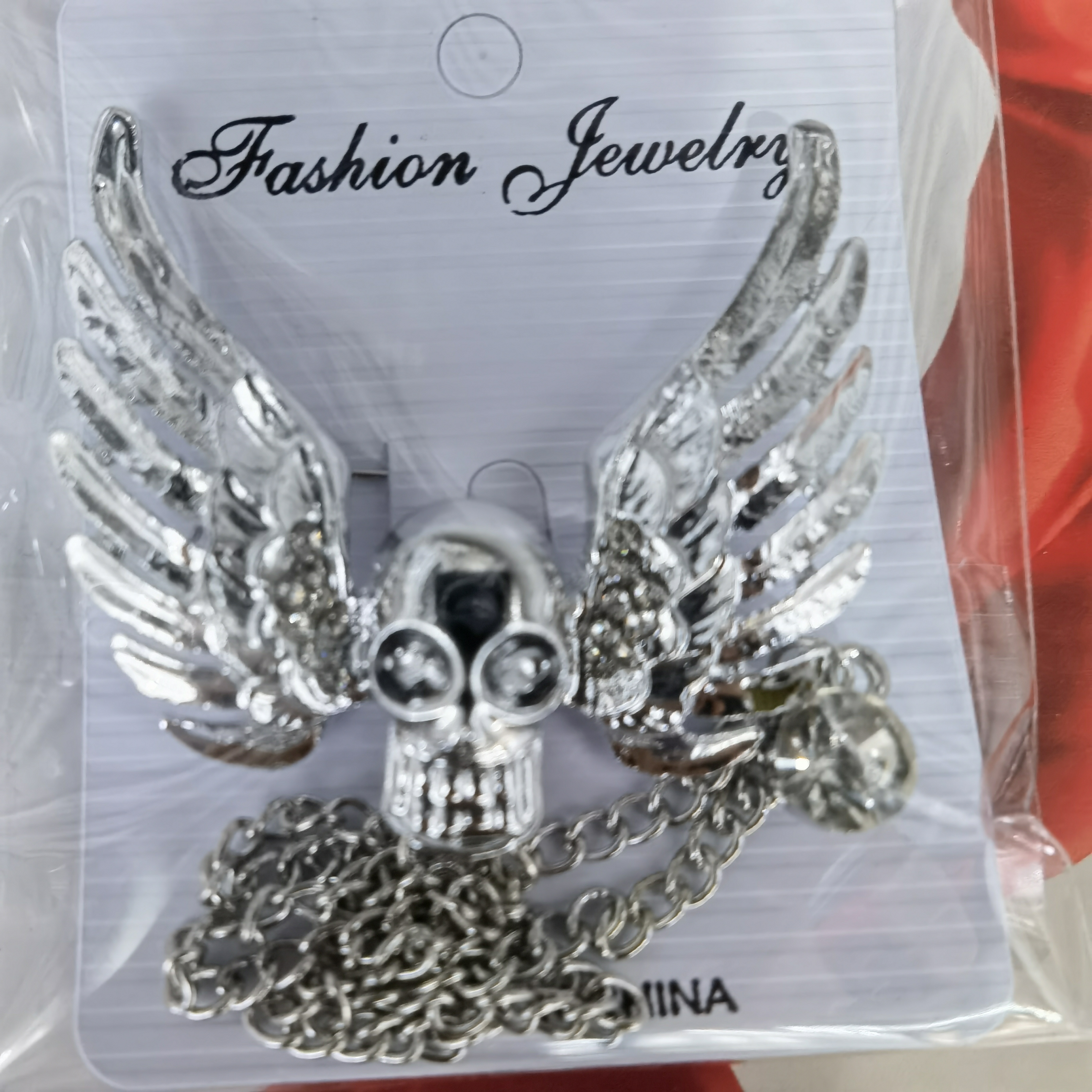 Men's suit jacket with chain wings