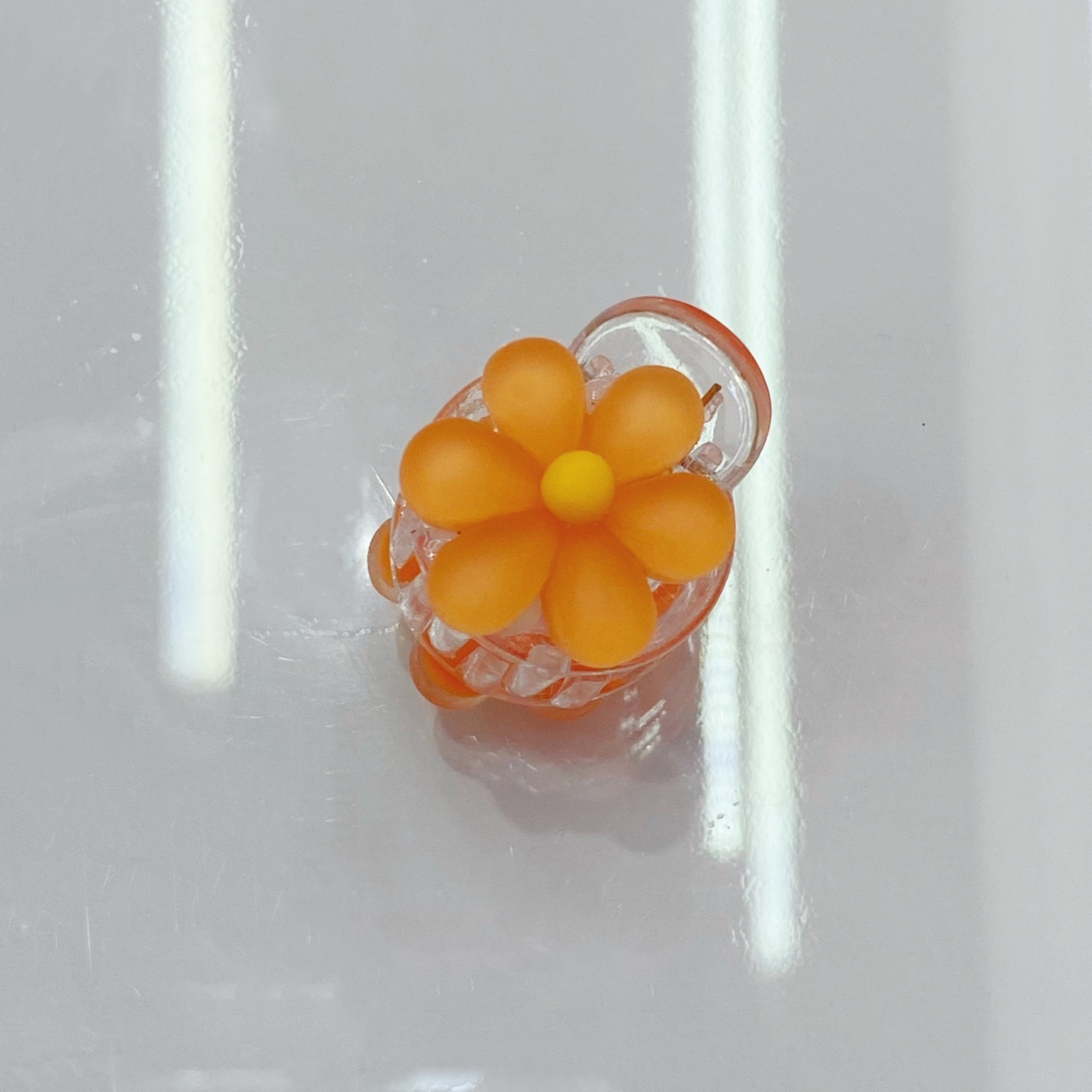 橘色🌼透明爪公仔