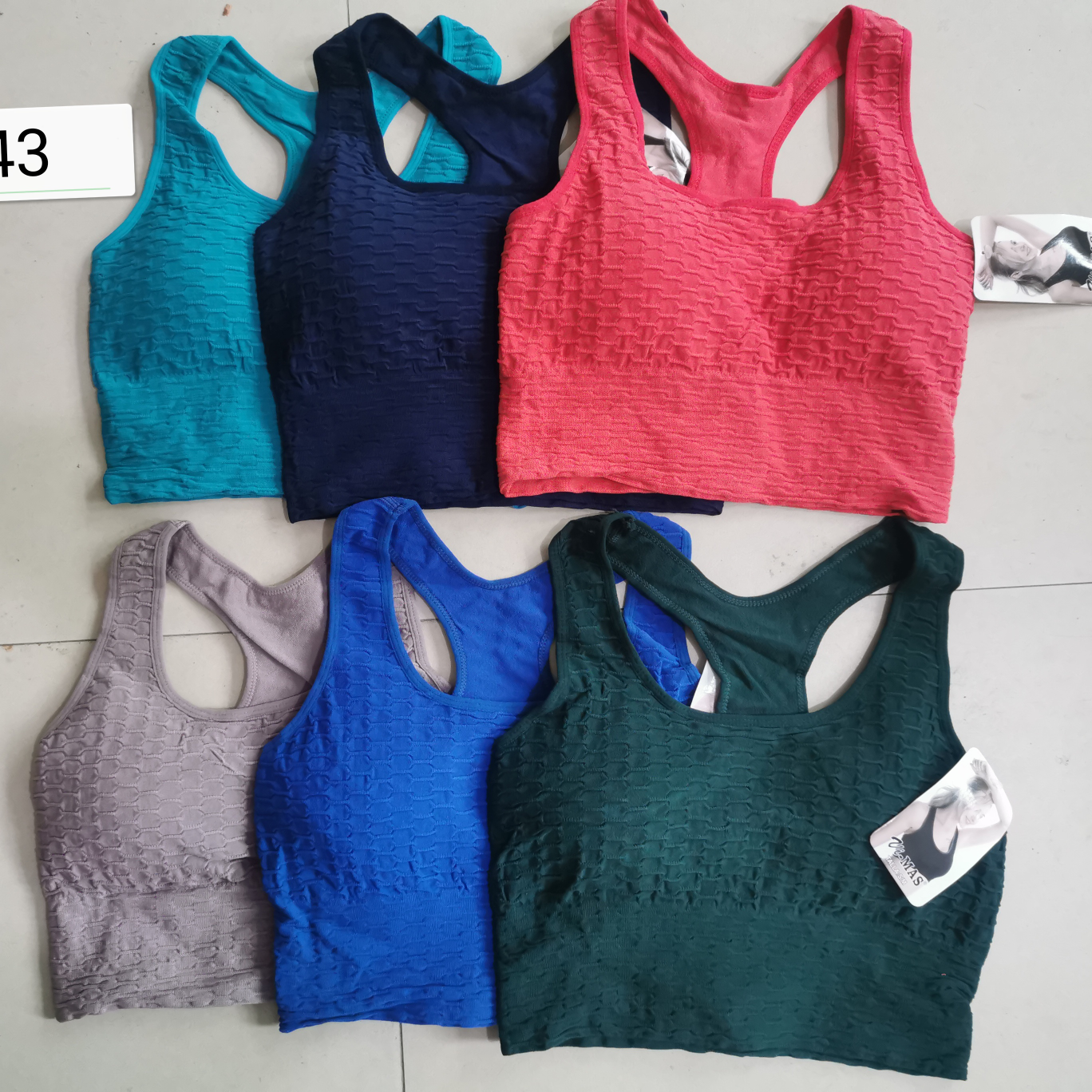 女士无缝运动文胸V43