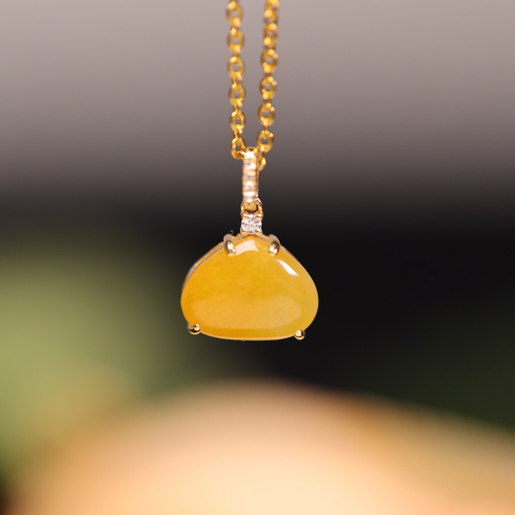 Jade small pendant new Baoli 033