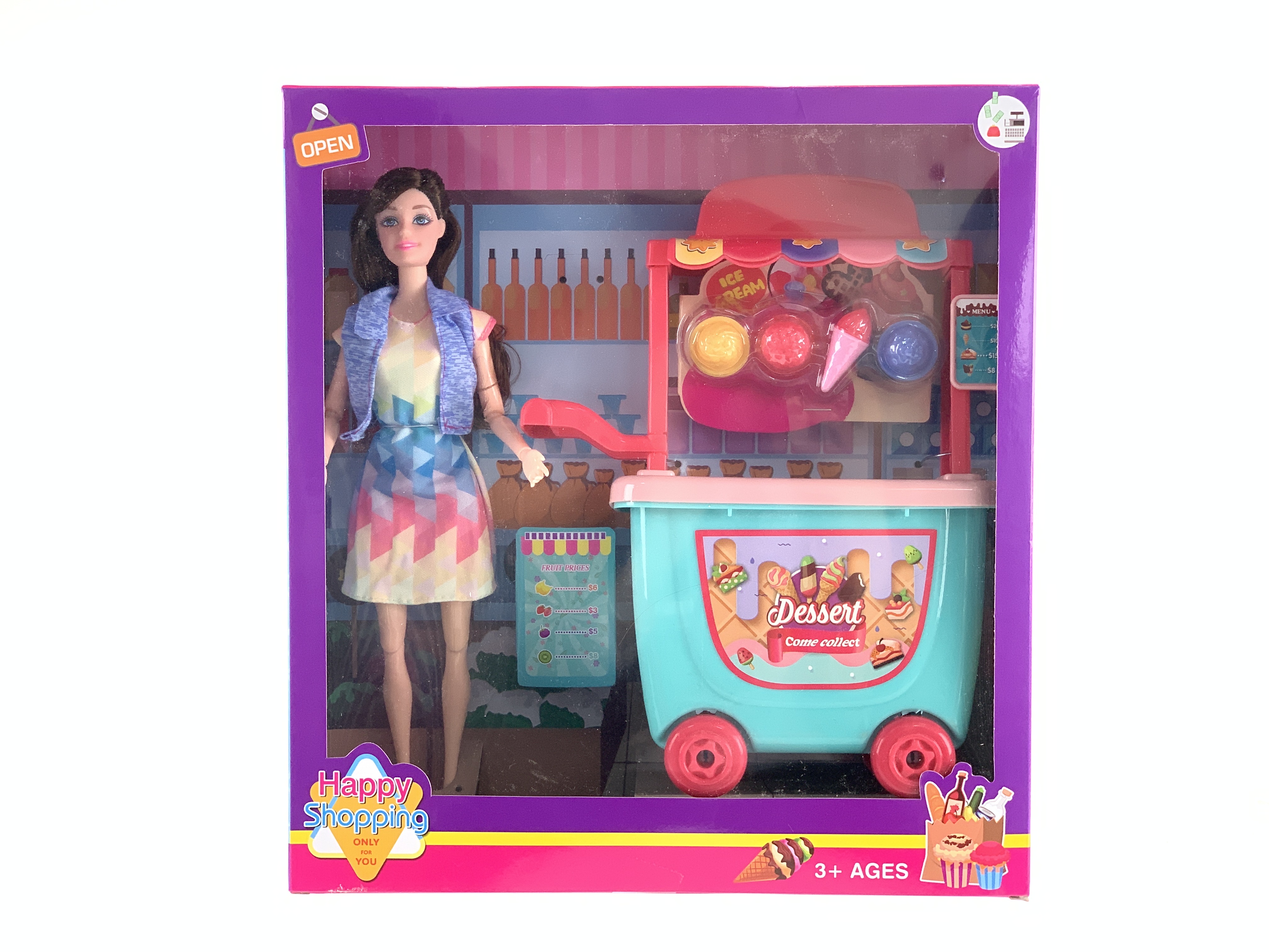 11.5 Inch Ice Cream Dolly Doll details Picture