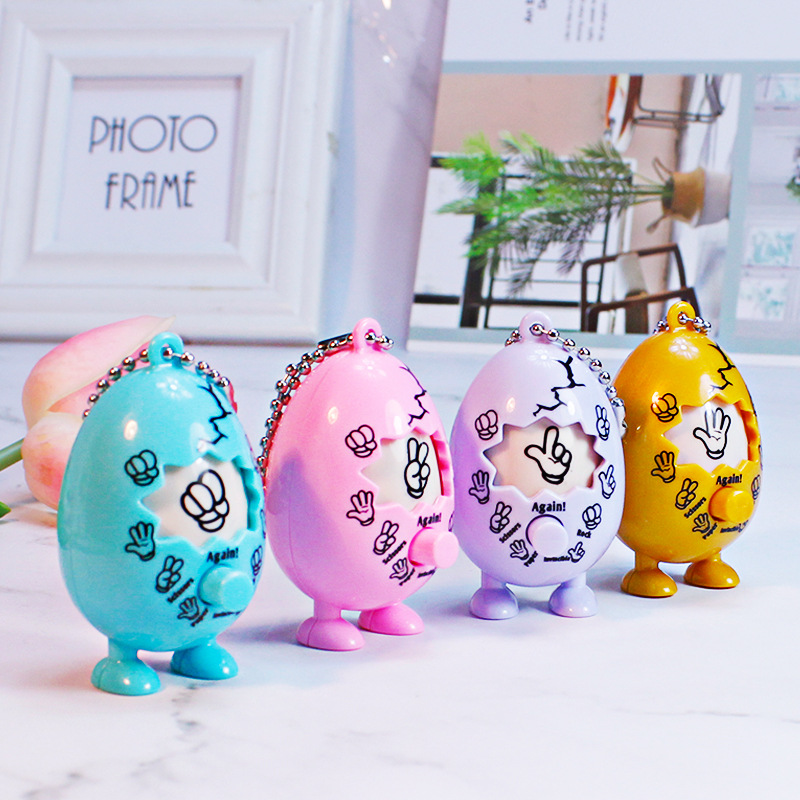 抖音同款猜拳蛋卡通创意石头剪刀布变脸猜拳扭蛋