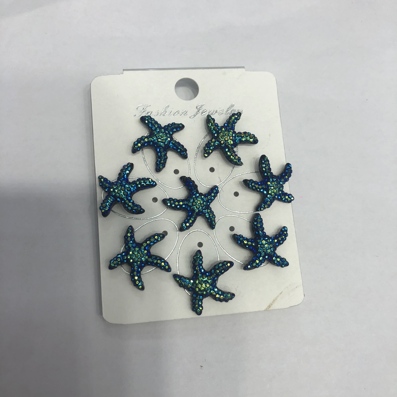Starfish no-seam anti-slip button-down shirt brooch button decoration collapsible button,