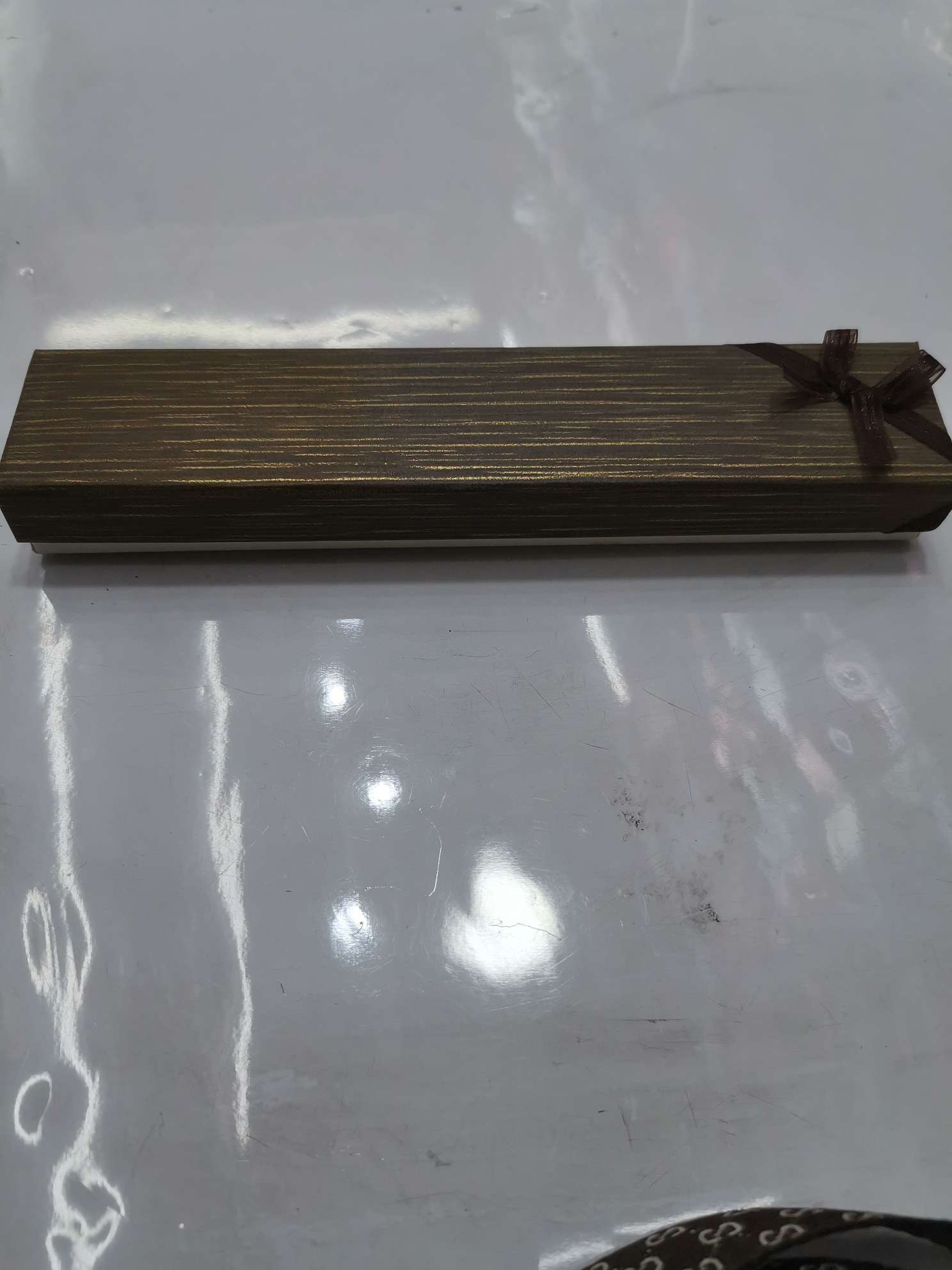 蝴蝶结项链盒38白底实物图