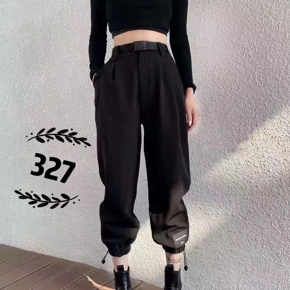 Black cargo pants
