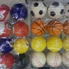 厂家直销6.3公分混款组合216女孩男孩玩具海绵球发泡球儿童玩具.  12/opp