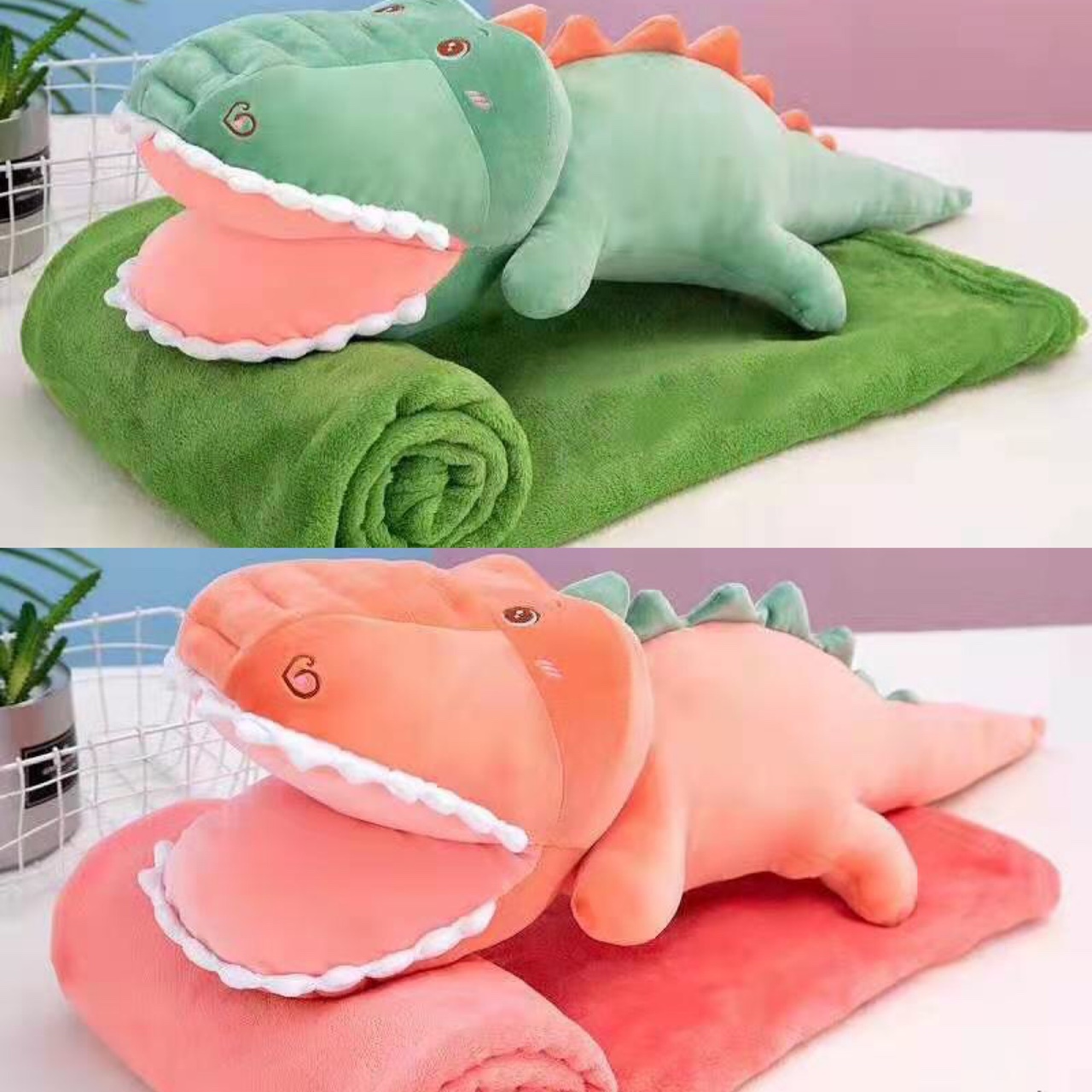 毛绒空调被公仔70CM毯子110X150CM外贸原单婚礼礼品生日礼物