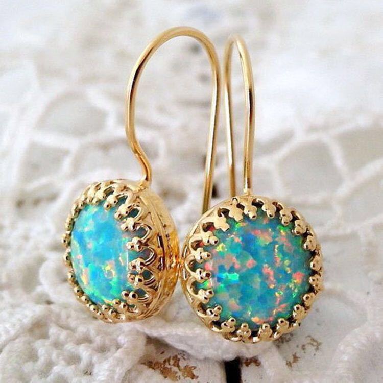French hook jelly earrings, simple retro