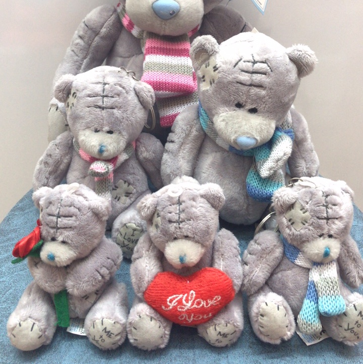Pudding Bear Patch Bear Multi-size and multi-clothing Plush Toy Pendant, Vision Toys 01