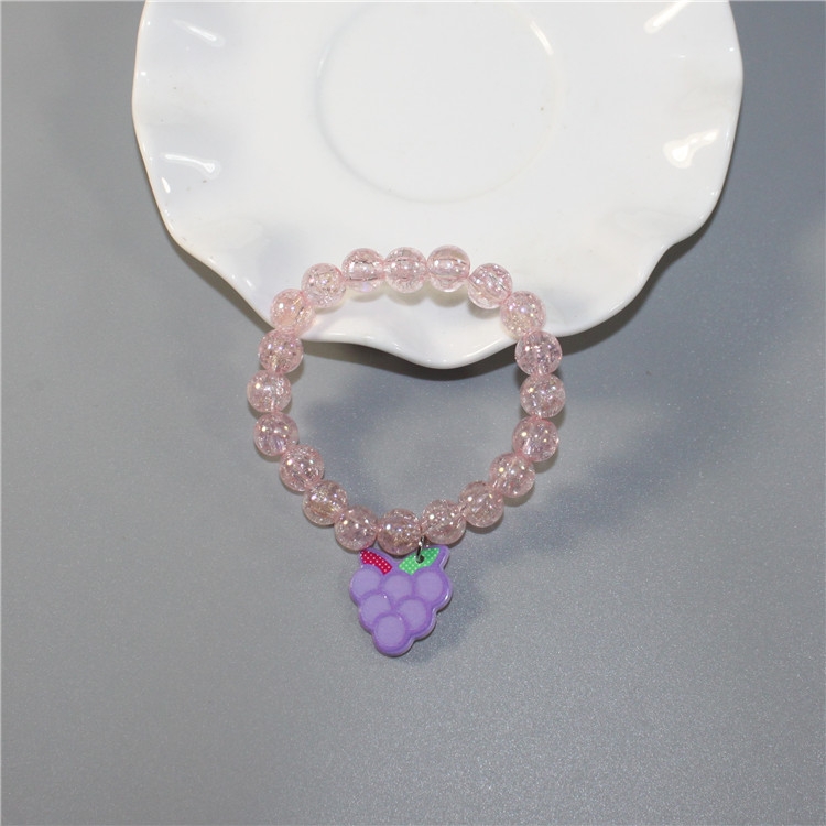 Children's accessories: baby girls, princesses, little girls, cute fruit bead bracelets Item Picture