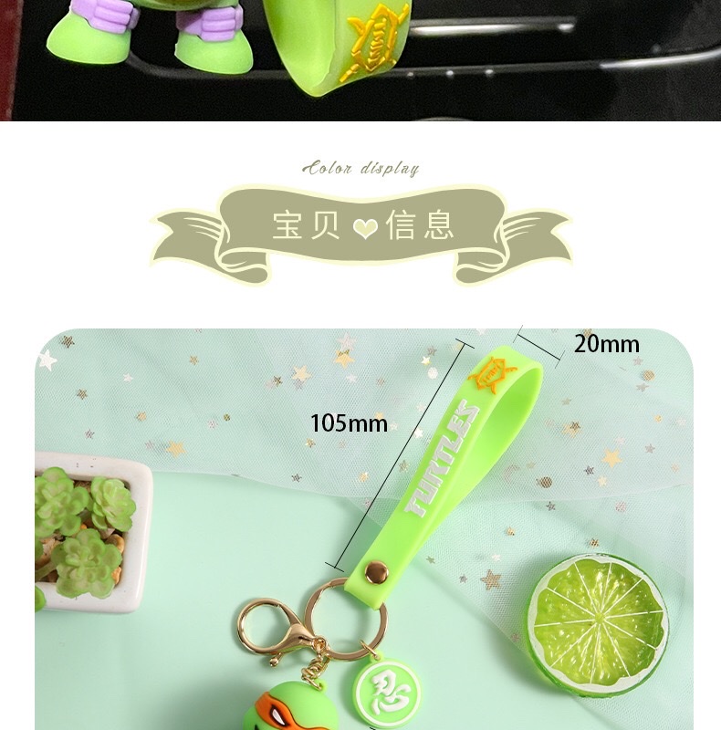 Keychain cartoon silicone metal pendant, fashionable, trendy and casual 193 Application Scenario