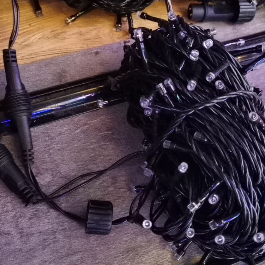 飞彩灯饰白炽灯照明最新款200头20米LED公母插图